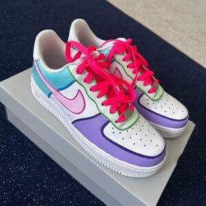 Custom Painted and Sealed Nike Air Force 1s